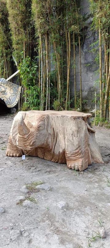 Salontafel Rhino Teak Unique | World of Brosi, Ophalen of Verzenden, Nieuw