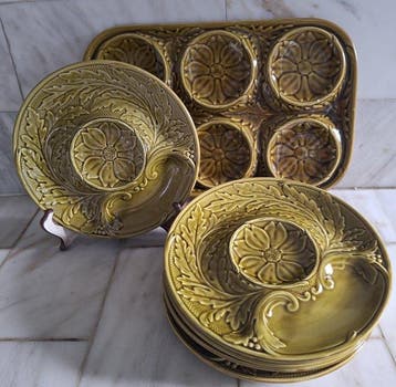 Gien - Atisjokservies - Tafelservies (7) - Aardewerk