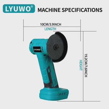 LYUWO Snoerloze Mini Haakse Slijper 21V - Krachtig Borstello, Verzenden, Nieuw