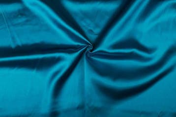 Bruidsstoffen > Waterblauw, Blauw, 120 cm of meer, Ophalen of Verzenden, Satijn of Zijde