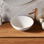 Brauer Vortex Waskom - Rond - 40 cm - Fine Stone - Mat - Wit, Ophalen of Verzenden, Nieuw