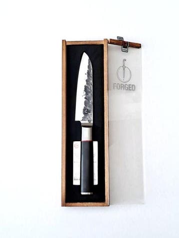 Santoku Knife - 440C Japanese Stainless Steel - Forged and