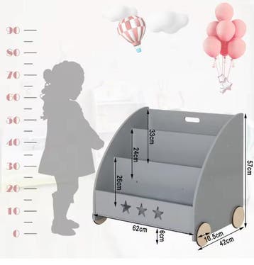 Kinderopberger met 3 Planken en Wielen – Ideaal voor Kinderk, Verzenden, Nieuw