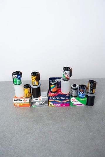Agfa, Fuji, Kodak 35mm film x13 Ongebruikte fotofilm, Nieuw
