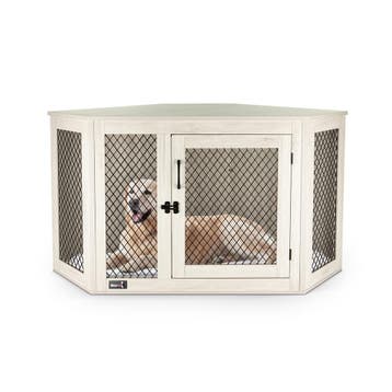 MaxxPet Houten Hondenbench Hoekmodel 132x70x73 cm (Dier), Verzenden, Nieuw