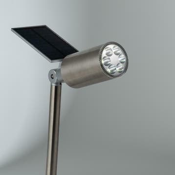 Solar LED prikspot Accent – RVS tuinspot met grondspies, Verzenden, Minder dan 50 watt, Staande lamp, Nieuw
