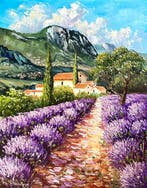 Elen Markcheva (1960) - Lavender blossoms