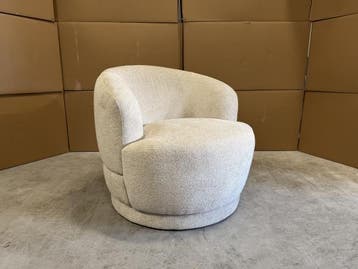 Veiling - Fauteuil Twello - Weefstof - Naturel, Nieuw
