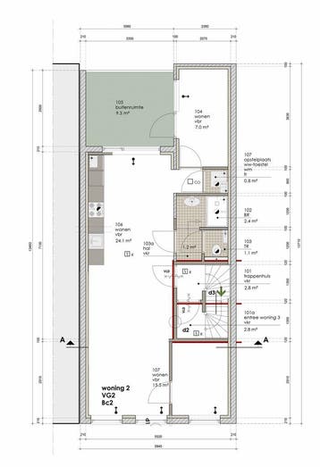 Te huur: Appartement Hoge Rijndijk in Leiden, Leiden, Appartement, Zuid-Holland