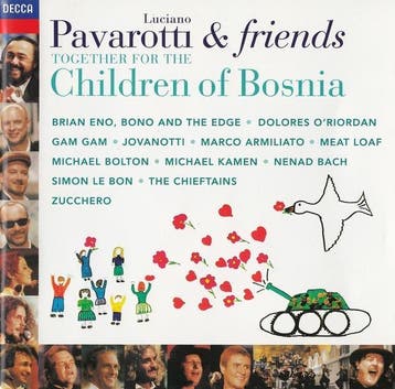 cd - Pavarotti &amp; Friends - For The Children Of Bosnia, Cd's en Dvd's, Verzenden, Zo goed als nieuw