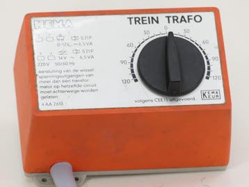 HEMA Trein Trafo  0-12V bij 6,5 VA en 14V bij 6,5 VA, Ophalen of Verzenden, Gebruikt, Rails, Analoog