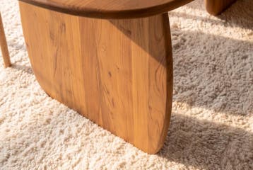 Eettafel SCULPTURA 240cm ovaal sculptuur frame acacia hout, Huis en Inrichting, Ophalen of Verzenden, Nieuw