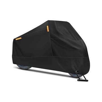 Motorhoes - Waterafstotend - 266,5x125x105 cm - Zwart met, Verzenden, Nieuw