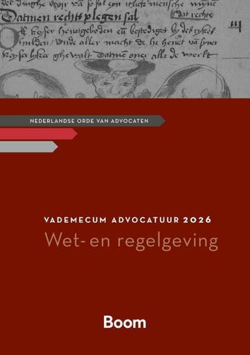 Vademecum Advocatuur 2026 9789047303152, Zo goed als nieuw