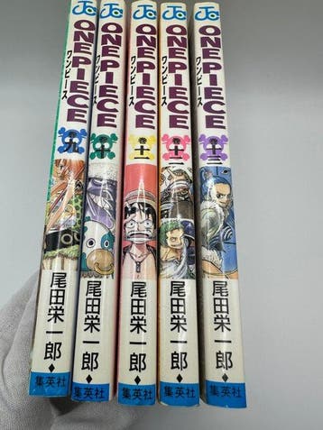 One Piece - Vol. 9-13 - Japanese edition - 5 Comic - Eerste, Boeken, Nieuw