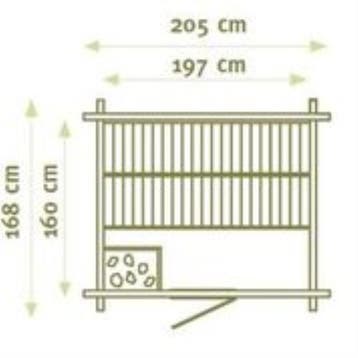 Sauna - Finse Binnensauna MS2, Tuin en Terras, Zwembad-toebehoren, Verzenden, Nieuw
