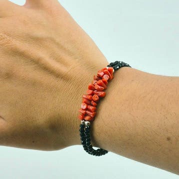 Koraal - Zilver, Zonder reservering - Armband - CORALLO