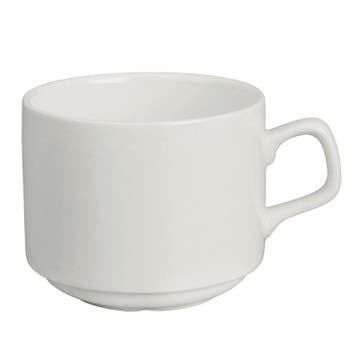 Kopjes | LUMINA | Porselein | Wit | 20cl | 6 Stuks |, Verzenden, Nieuw in verpakking