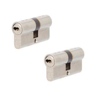 Deurbeslag | Cilinder | Nemef NF4 | 30/30 mm | 2 stuks, Verzenden, Nieuw