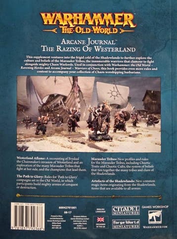 Arcane Journal - The Razing of Westerland (Warhammer nieuw), Ophalen of Verzenden, Nieuw