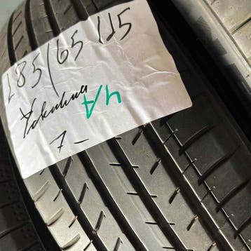 2 x Yokohama 185-65-15 Zomerbanden 7mm, Gebruikt, 15 inch, Band(en), Personenwagen