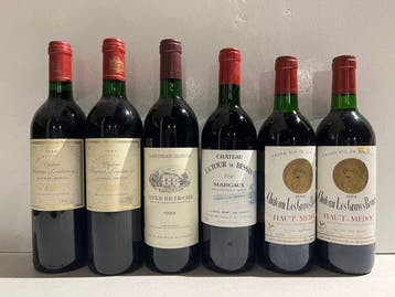 1984 x 2 Chateau les Graves Reynats 1989 x 2 Chateau Fourcas, Nieuw