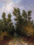 Bert Henri Bolink (1876-1950) - Landschap met Landweg (No, Antiek en Kunst, Kunst | Schilderijen | Klassiek
