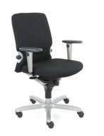 Haworth Comforto 77 bureaustoel, zwart-alu, Huis en Inrichting, Ophalen of Verzenden, Ergonomisch, Nieuw