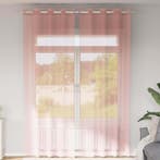 vidaXL Gordijnen Voile met doorvoertules 2 st 140x260 cm, Verzenden, Nieuw