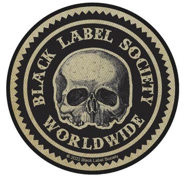 Black Label Society - Worldwide Patch officiële merchandise, Ophalen of Verzenden, Nieuw, Kleding