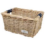 Wicked Rieten Fietsmand L Jeans naturel, Verzenden, Nieuw