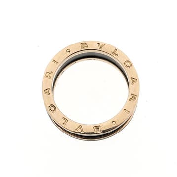 Rosé gouden ring;  BVLGARI, Gebruikt, 19 tot 20, Ophalen of Verzenden, Dame of Heer