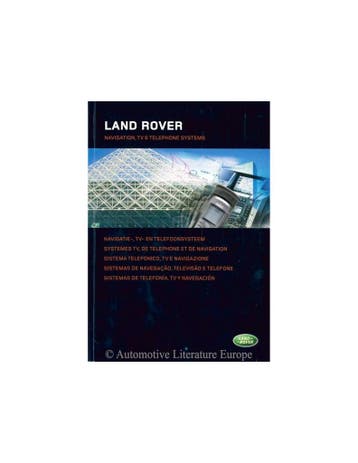 2006 LAND ROVER NAVIGATIE, TV EN TELEFOONSYSTEEM, Auto diversen