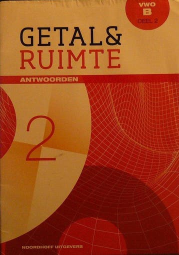 9789001842239 Getal  Ruimte 11e ed antwoorden vwo B deel 2, Boeken, Verzenden, Zo goed als nieuw, L.A. Reichard