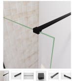 Stabilisatie 120 cm mat zwart luxe voor douchewanden tot 10, Ophalen of Verzenden, Nieuw, Glas, Bad