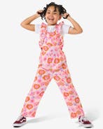 HEMA Kinderjumpsuit bloemen roze, Verzenden, Nieuw