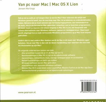 Van pc naar Mac : Mac OS X Lion / Mac 9789043023764, Verzenden, Gelezen, Jeroen Horlings