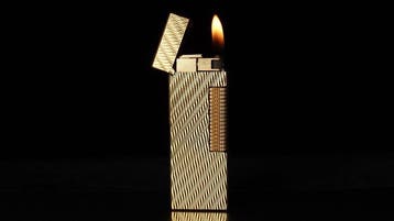 Dunill - Wave Pattern Rollagas Lighter - Zonder minimumprijs, Nieuw