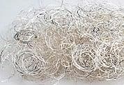 Lametta Curly Engelenhaar Zilver grootverpakking 200 gr, Ophalen of Verzenden, Nieuw