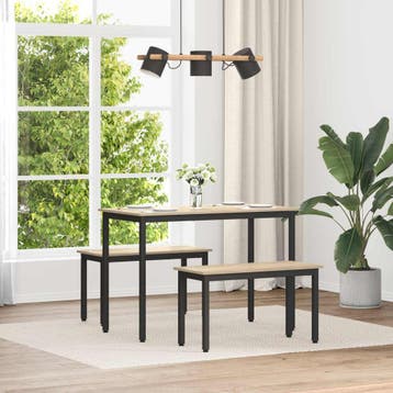 vidaXL Bank Sonoma 80 x 35 x 45 cm Bewerkt hout, Huis en Inrichting, Banken | Bankstellen, Verzenden, Nieuw, Hout