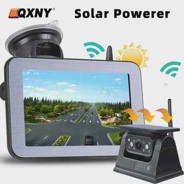QXNY Wireless Solar Powered Energy Magnet Reverse Backup Cam, Verzenden, Nieuw