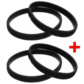 Fako Bijoux - Set Van 2 Paar Mouwophouders Zwart - 20cm -, Verzenden, Nieuw