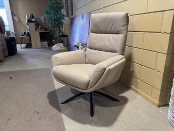 Fauteuil, grijs, Antiek en Kunst