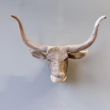 Wanddecoratie buffelkop, Ophalen of Verzenden, Nieuw