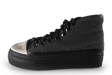 La Strada Hoge sneakers in maat 38 Zwart, Verzenden, Zwart, Gedragen, Sneakers of Gympen