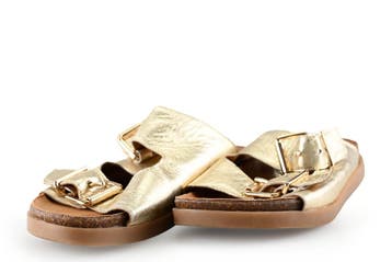 Loff 1881 Slippers in maat 39 Goud, Slippers, Verzenden, Zo goed als nieuw, Overige kleuren
