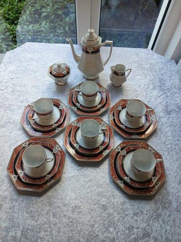 Ancienne Fabrique Royale Limoges - Koffie- en theeservies -
