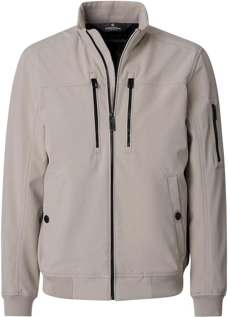 CASAMODA Jas Softshell Beige maat 5XL Heren, Kleding | Heren, Jassen | Winter, Beige, Nieuw, Verzenden