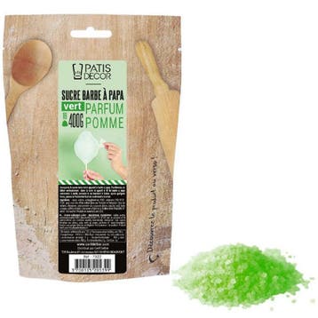 Patis Decor Suikerspin Suiker Groene Appel 400g, Verzenden, Nieuw