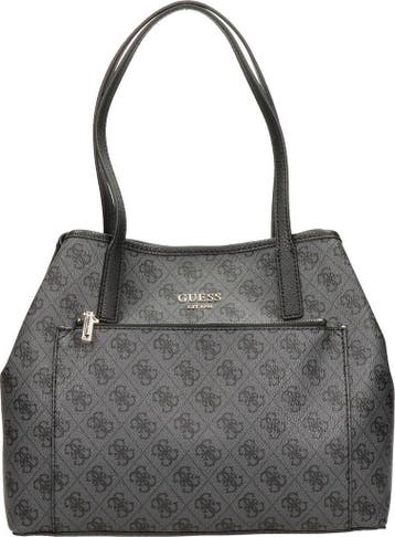 Guess Vikky dames shopper - Zwart multi - Maat Geen, Verzenden, Nieuw